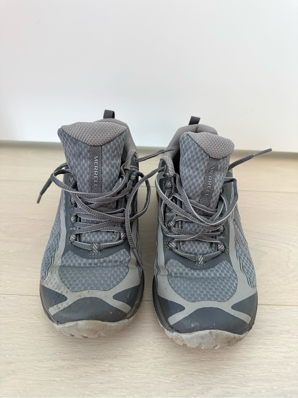 Merrell Siren Edge 3 Women's Hiking Shoes Paloma Grey Blue Size 8.5
